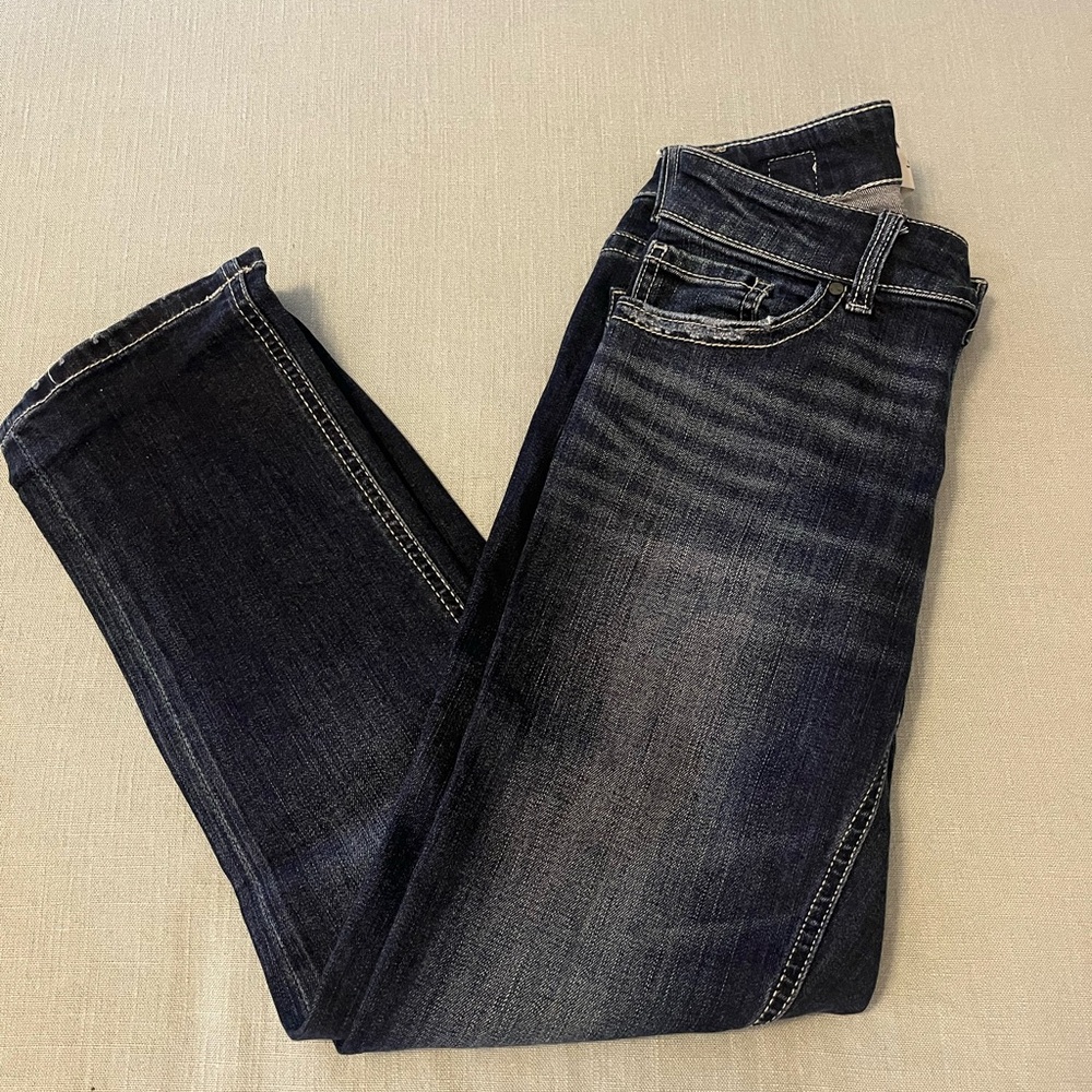 BKE Stella Mid-Rise Capri Jeans - Indigo